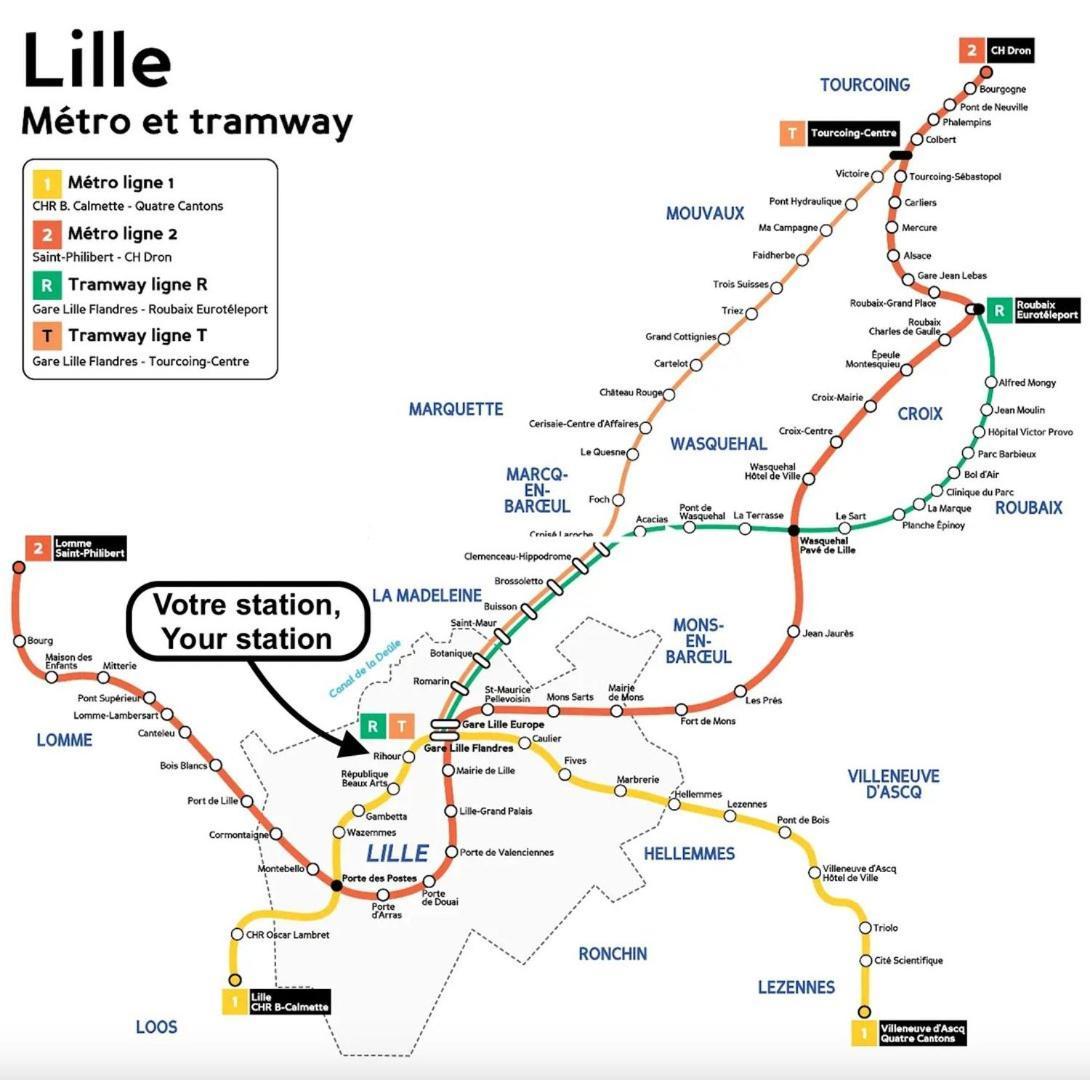 Vieux Lille Triplex De 100 M2 Lägenhet Exteriör bild
